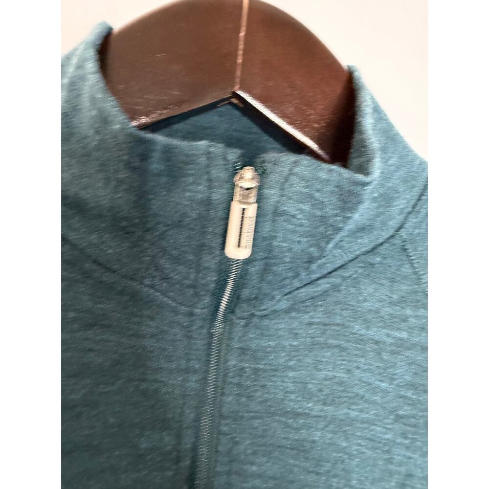 Smartwool Classic Thermal Merino Base Layer 1/4 Zip Twilight Blue Women's XL - Picture 7 of 11